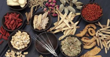 Acupunctuurnaalden en herbs